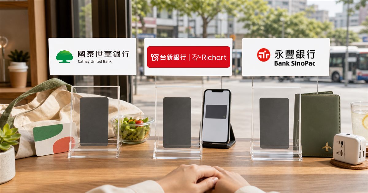 台灣現金回饋信用卡推薦 2026：三張無腦刷的入門選擇